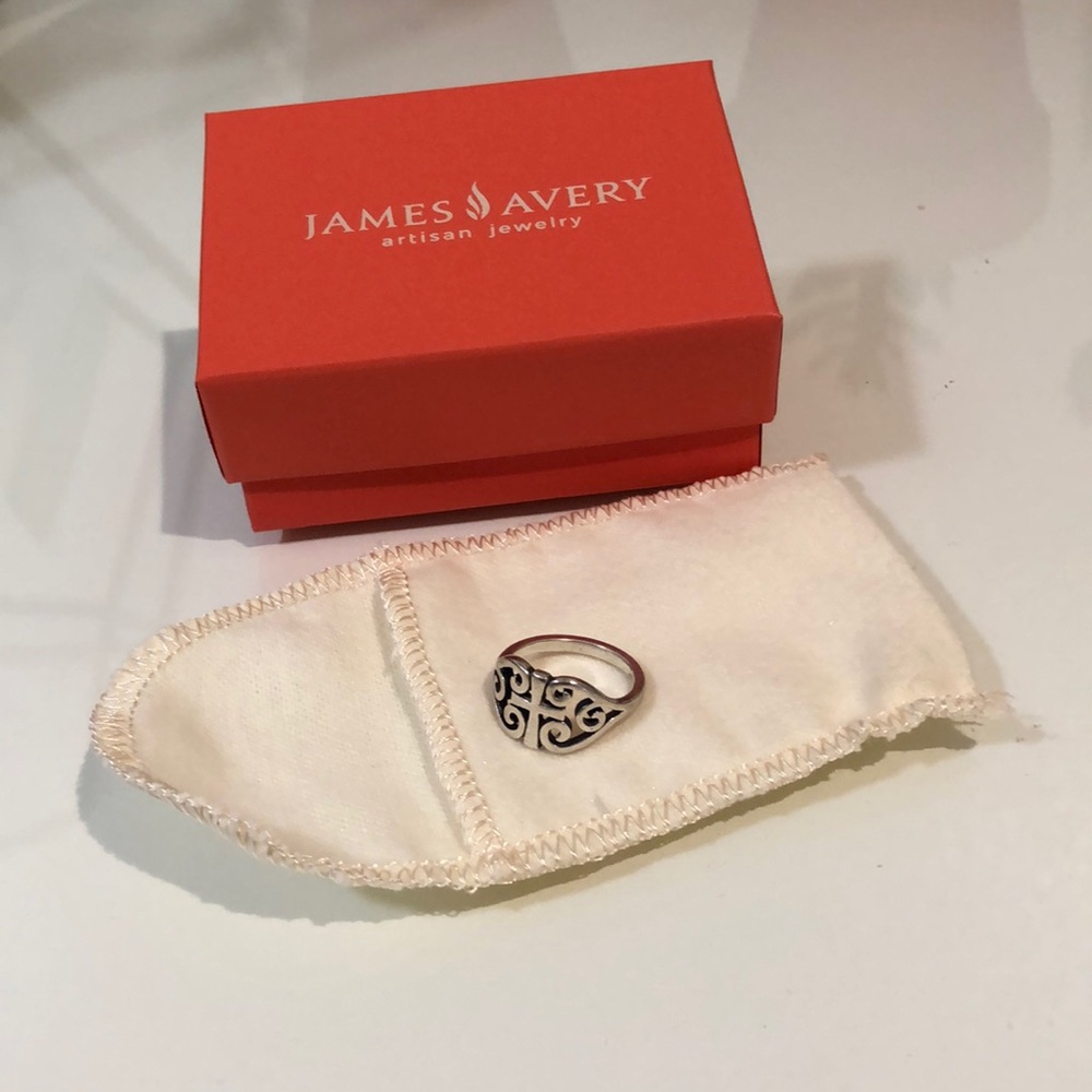 James Avery cross ring